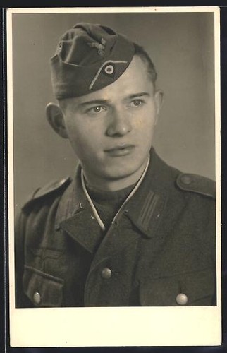 Foto soldat des heeres - foto-ak,