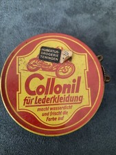 Blechdose alt Collonil mit Gebrauchsspuren