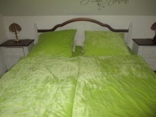 2-tlg MIKROFASER NICKY PLUSCH