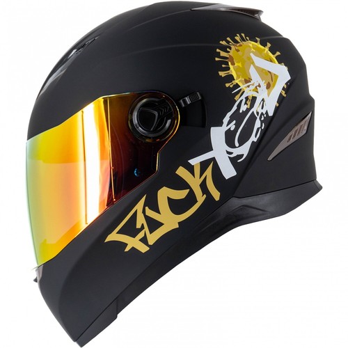 Motorradhelm sting you gelb - motorradhelm,