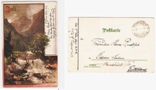 66755 mit feldpoststempel - ak,
