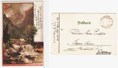 66755 mit feldpoststempel - ak,