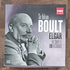 Sir Adrian Boult Elgar The Complete EMI Recordings 18CD Boxset Plus Booklet VGC