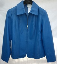 Lederjacke blau 38 WENZ