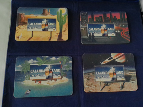 Werbe postkarte calanda bräu - werbe-postkarte,