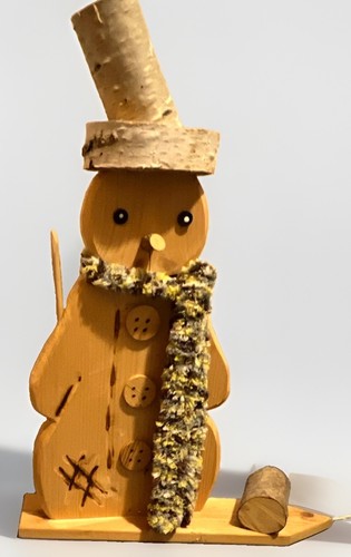 Großer holz schneemann 60cm - großer,