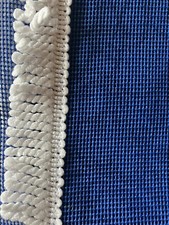 Gartentischdecke 160x130cm rutsch- und wetterfest royalblau mit Rosenmuster