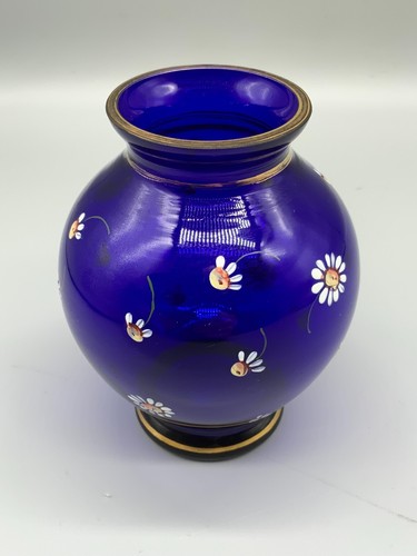 Kugelvase vase glas blau - vase,