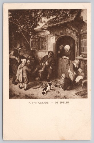 Adriaen van ostade speler - van,