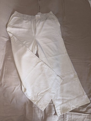 Leinenmix hose beige - beige, |