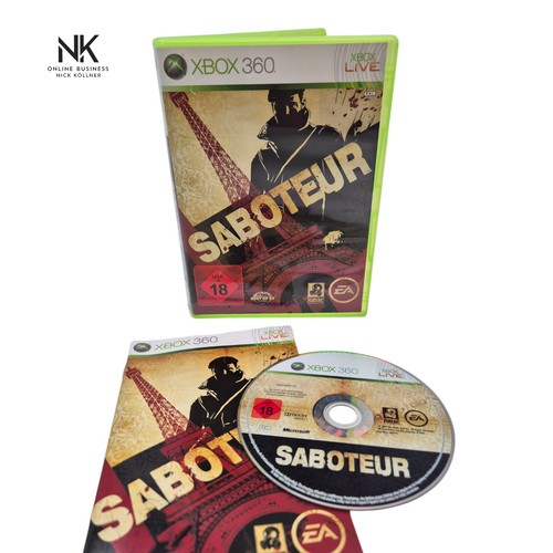 Xbox 360 saboteur microsoft - 360,