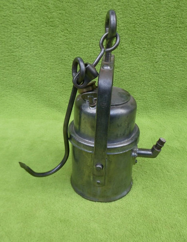 Alte grubenlampe karbidlampe - grubenlampe, m