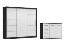 2er-Set Schwebetürenschrank