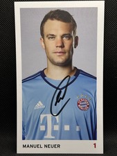 Autogrammkarte, FC Bayern München, Manuel Neuer, original Unterschrift, 