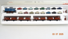 Märklin H0 28631 Autotransportzug VW Werk mit 16 PKW Delta in OVP JL1167