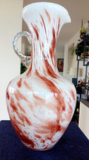 Xxl große glas vase opaline - glas,