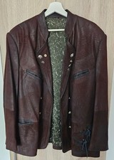 Herren Trachten Lederjacke Gr.54 / XL  janker jacke Echt Leder tradition tracht
