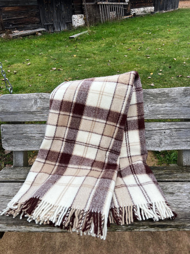 Klippan wolldecke beige - klippan,