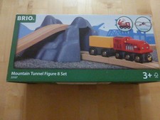 Brio 33107 Mountain Tunnel Set - mit drei zusätzl. Anhänger ud Ladung - OVP