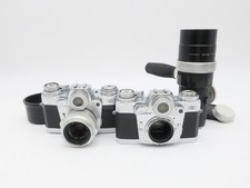 2x Zeiss Ikon Contarex Bullseye + Tessar + Sonnar 250