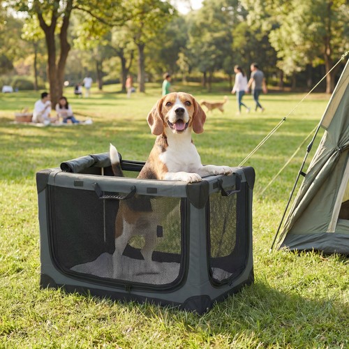 Pawhut hundebox faltbar - pawhut,