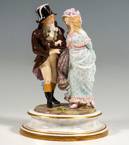 Meissen kostüm gruppe - meissen,