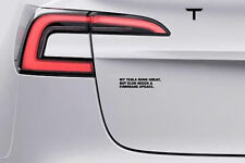 Aufkleber Sticker Auto Tesla