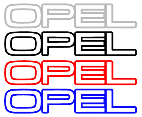 Opel schriftzug aufkleber - opel,