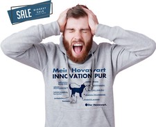 SALE Hovawart Innovation Liste Spruch Gassi Sweatshirt Sprüche Unisex Hoodie L