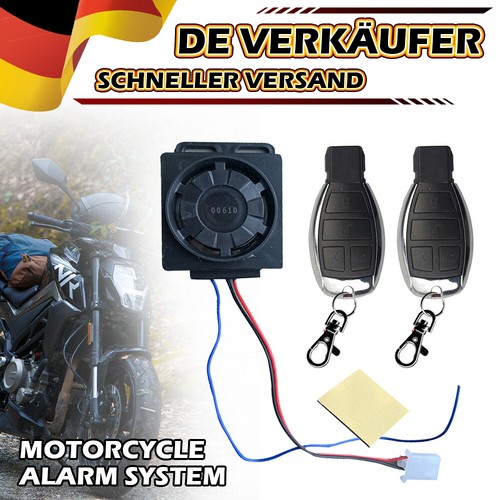 12v motorrad alarmanlage - motorrad,