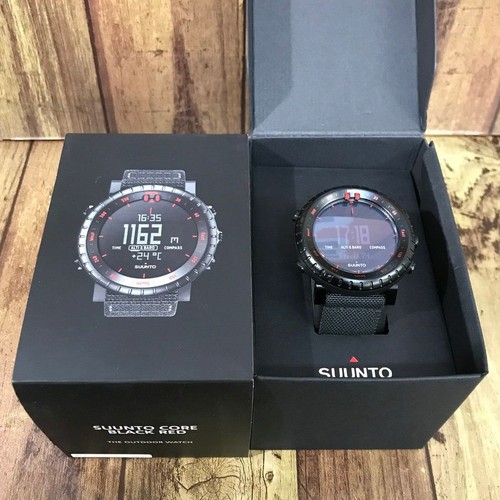 Suunto core schwarz rot - schwarz,