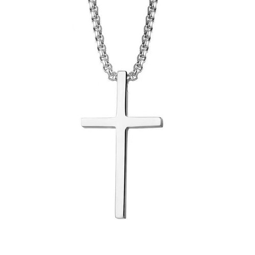 Herrenkette kreuz silber - kreuz,