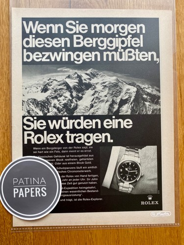 1969 rolex explorer 1016 wenn - 1969,