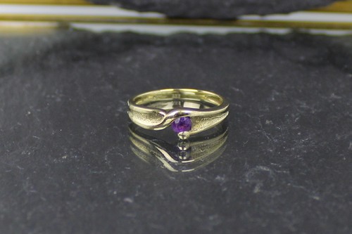 Amethyst goldring 333er - amethyst-goldring,,