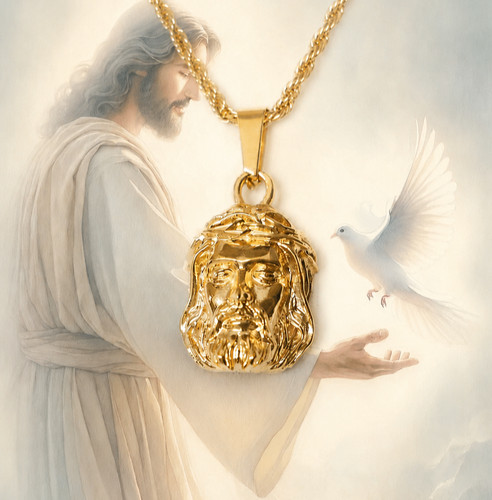 Karat vergoldet jesus - 18,