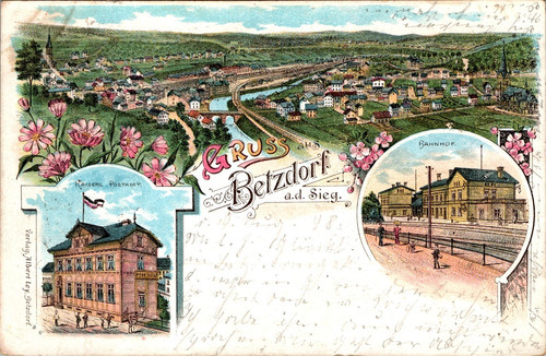 Litho gruss aus betzdorf - gruss,