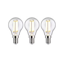 PAULMANN LED Leuchtmittel Glühlampe Eco-Line Filament warmweiß 3-er Pack E14