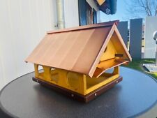 Exklusives Vogelhaus mit Kupfer, Titan Zink oder farbigem  Aludach  (HANDARBEIT)