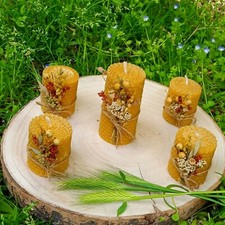 Kerzen Bienenwachs mit
