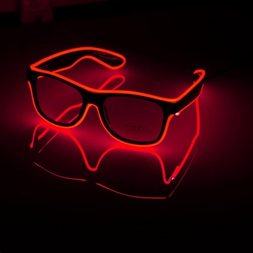 Led cyberpunk brille neon - brille, |