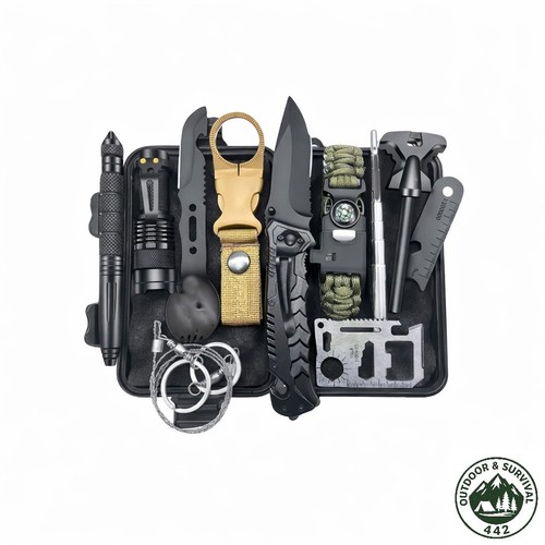 Survival kit teilig - kit, 12-teilig