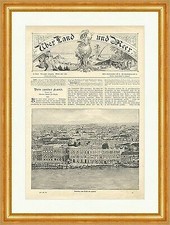 Havanna, vom Hafen aus gesehen Kuba UNESCO Weltkulturerbe Boot Holzstich E 12948