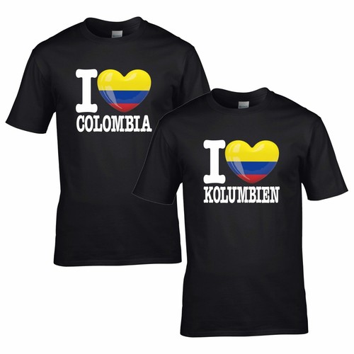 Shirt love kolumbien kinder - shirt, wm