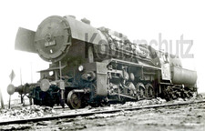 Dampflok Foto - 42 817 im Bw Leipzig-Engelsdorf im Januar 1968