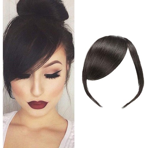 Echthaar seitlicher pony clip - pony,