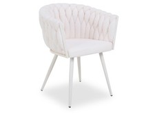 casa NOVA Armlehnstuhl LYNNE BHT 61x78x56 cm weiß