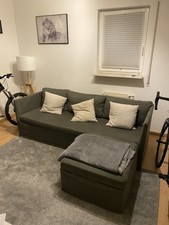 Graues Bett Sofa 3 Sitzer Sehr