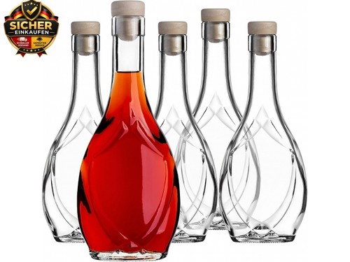 10er set glasflaschen 250ml - 10er,