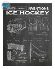 Eishockey Patente Wandbild