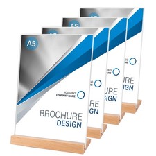 A5 Tischaufsteller aus Acryl